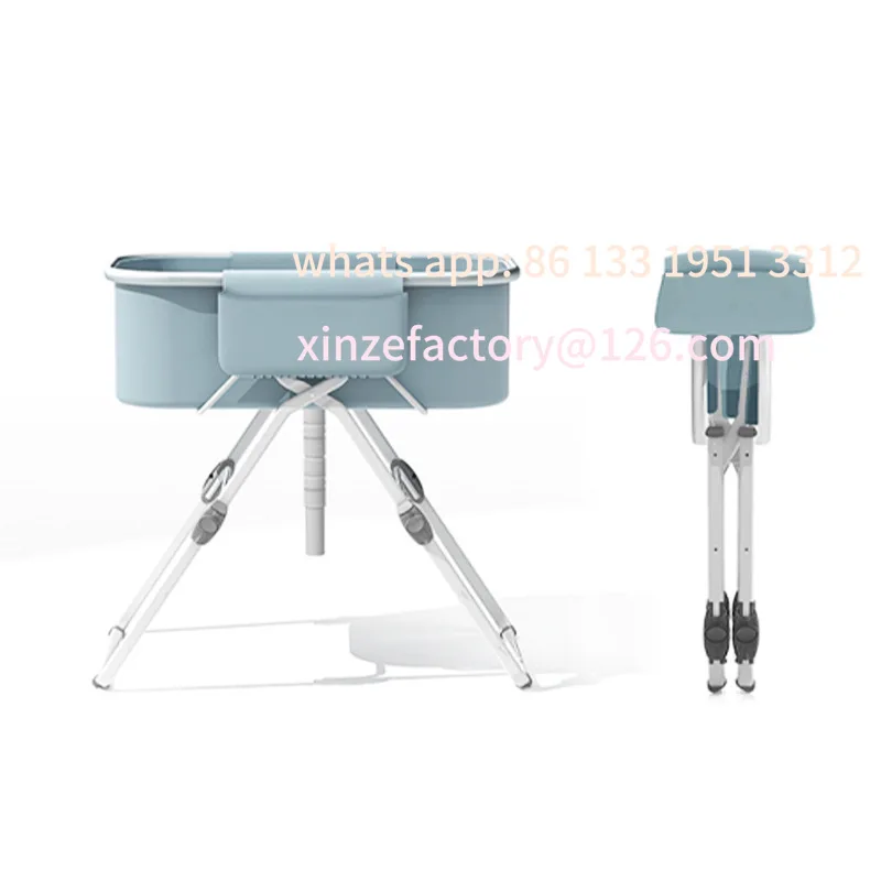 

Pet Basin Foldable Bathing Pool Dog Cat Bathing Basin Indoor and Outdoor Adjustable Pet Rack