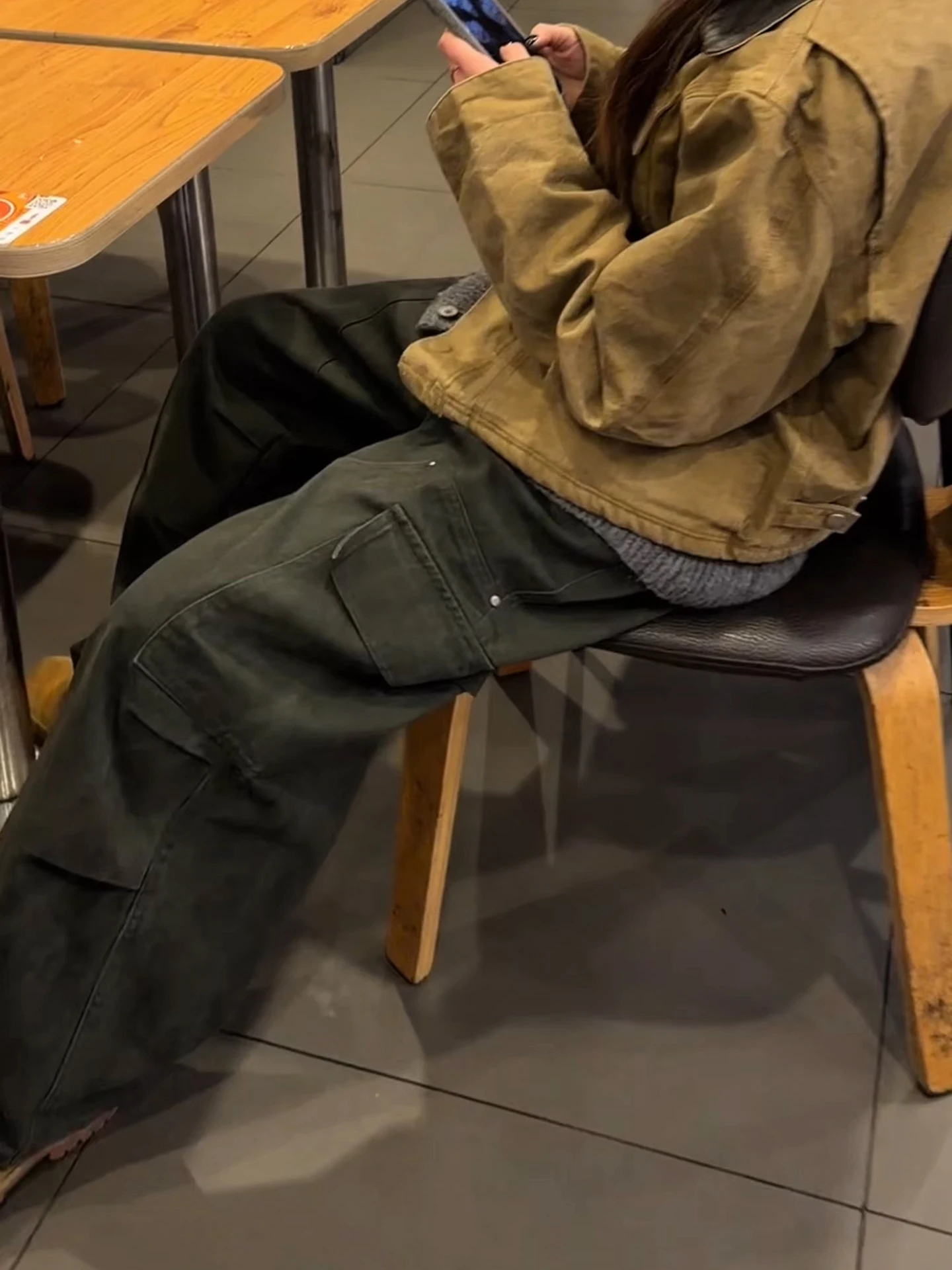 

Military een Pure Cotton Waed Men's Work Trousers Spring Autumn Multiple kets Straight Leg Logging Wide Leg Pants