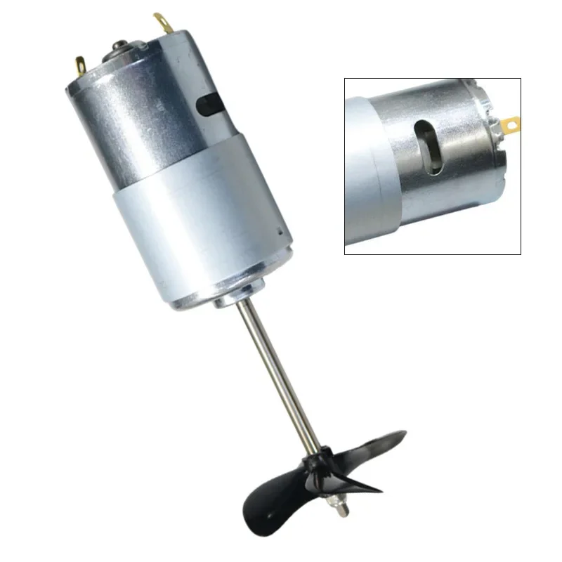 High Power Boat Motor Marine Motor 12V 8500RPM Motor High Torque 8 Kgcm Thrust Four-blade Compatible Marine-grade