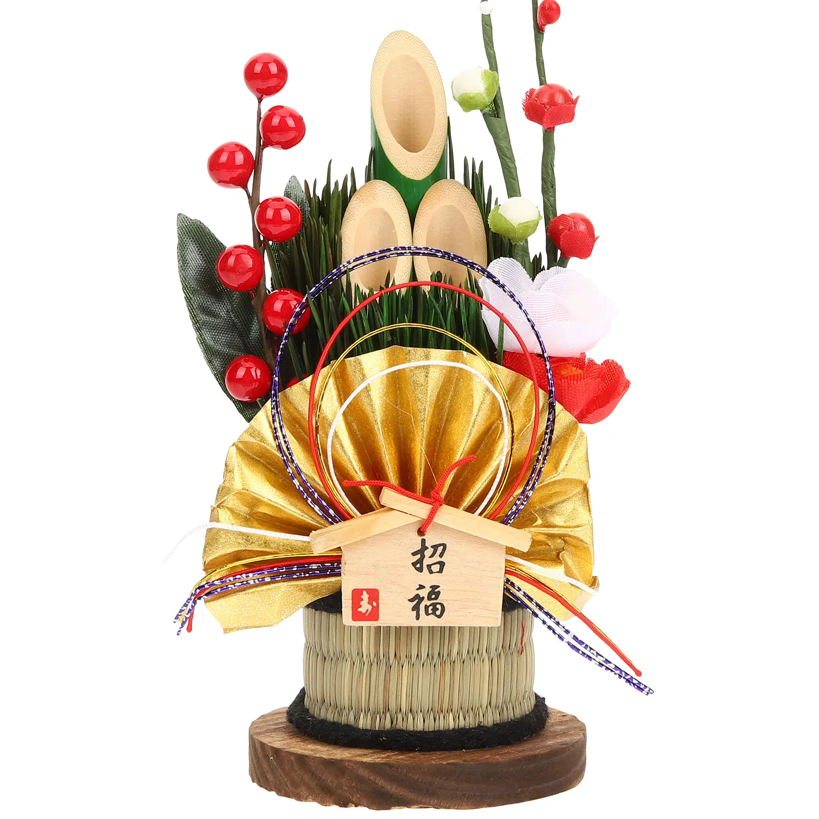 

Japanese Bamboo Straw Decorations for Home Party New Year Gift Desktop Sushi Restaurant Adornment Japanese Style