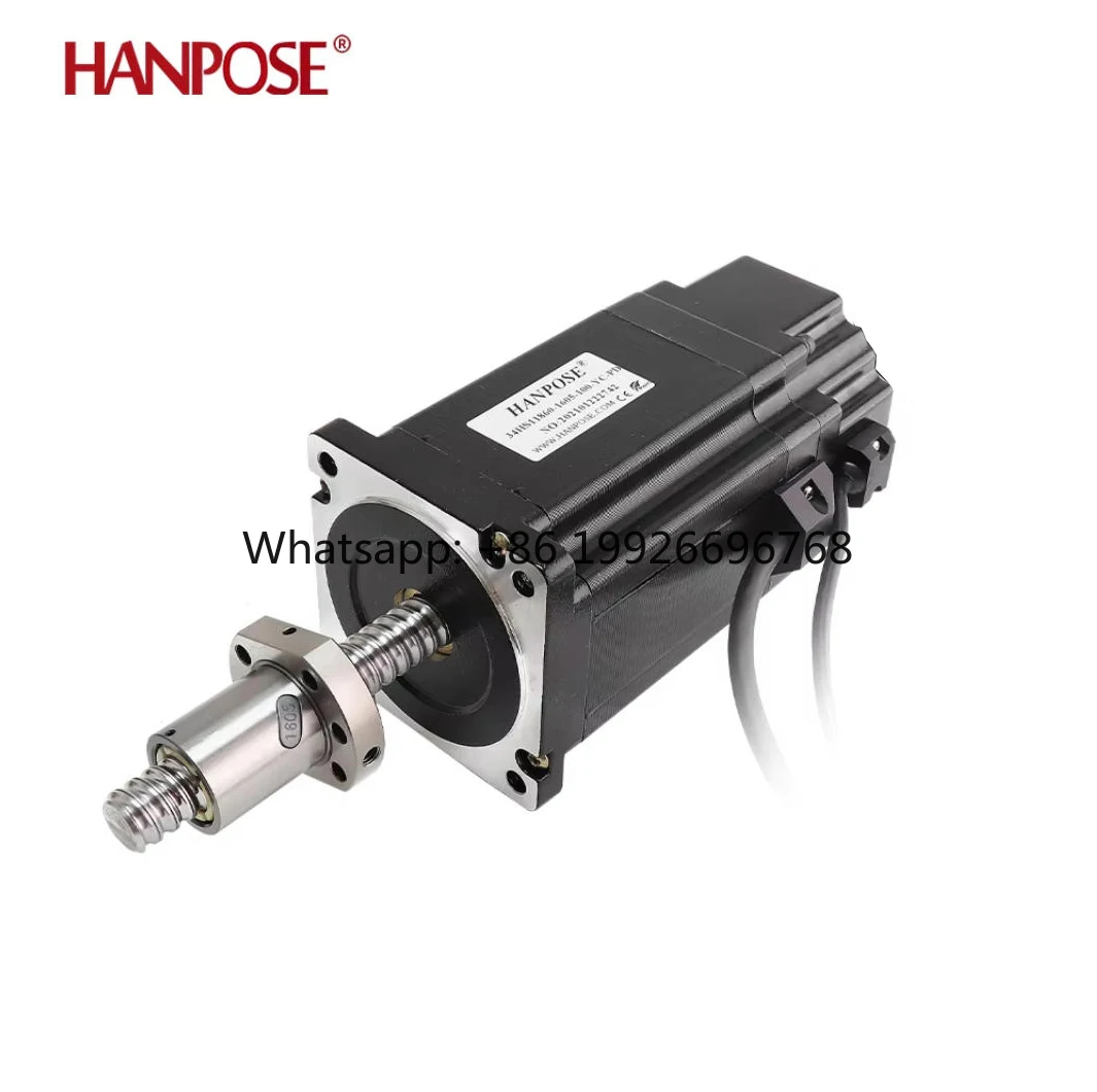 6A 3V Ball Screw Stepper Motor Nema34 34HS11860-1605-YC-PD 1.8 ° 100-400mm 86 Stepper Motor for 3d Printers