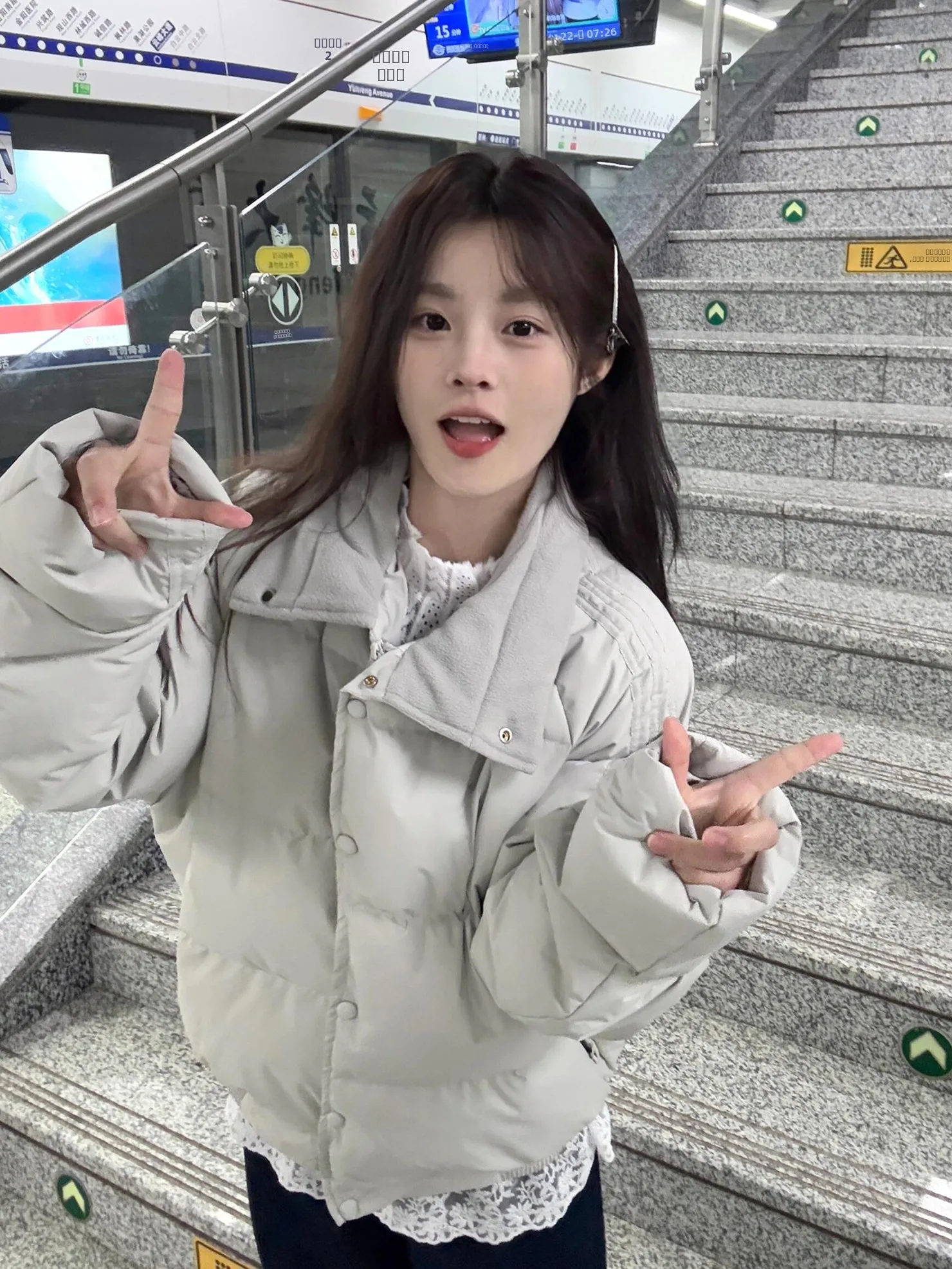 

Женская зимняя утепленная хлопковая куртка на флисовой подкладке, свободного кроя, универсальная, в стиле ретро, маленького размера, для повседневной носки, удлиненная