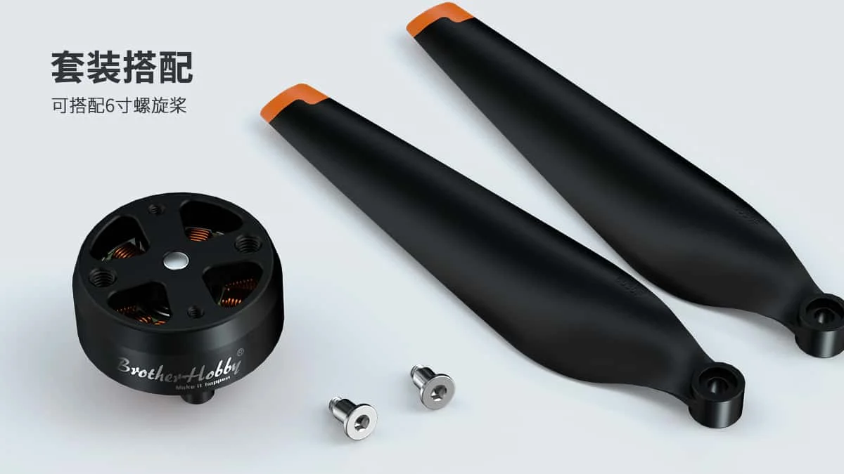 4PCS Brother Hobby F 2004 1900kv Cross-Thread Machine Contest Long-distance Motor Vehicle Electric Motor Brushless Motor FPV