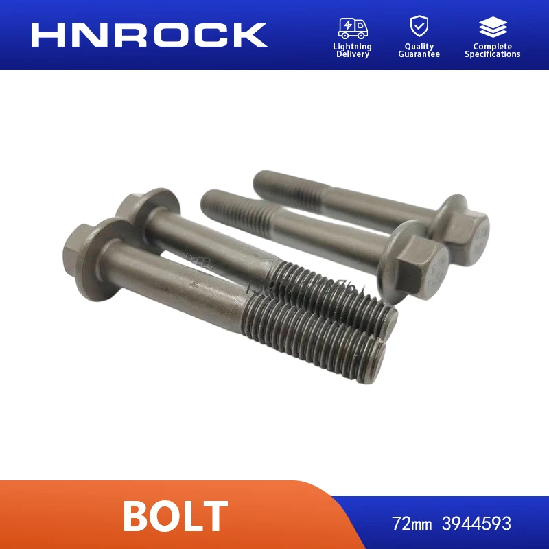 NEW HNROCK Exhaust Branch Pipe Bolt 3944593 Suitable for 6LT Diesel Engine QSB6D107 Parts
