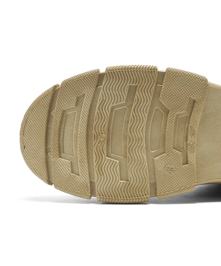 Herren Camouflage High-Top Kampfstiefel 3 Farben Atmungsaktive Outdoor-Wanderschuhe – Detail 4