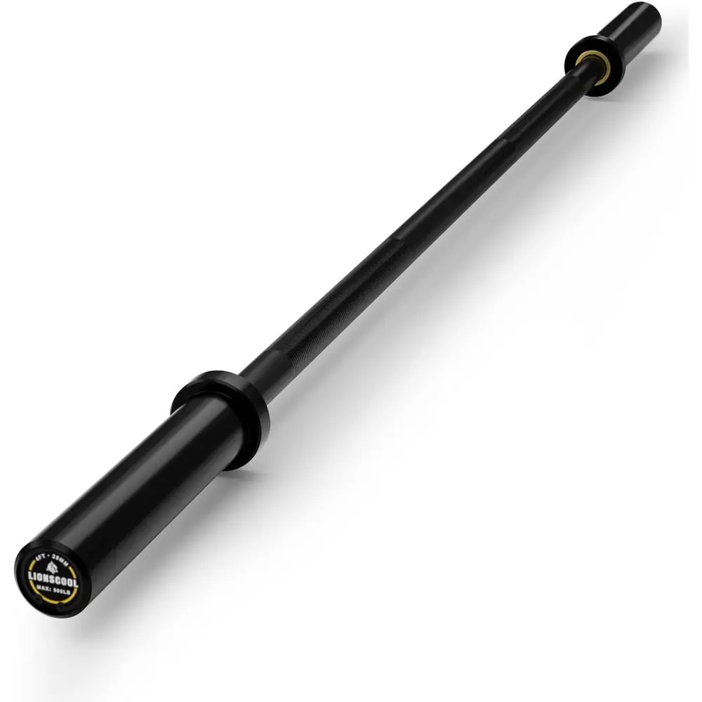 

Strength Training Bar for Weightlifting, Squats, Curls, Deadlifts, and Hip Thrusts - 350lbs to 700lbs Capacity