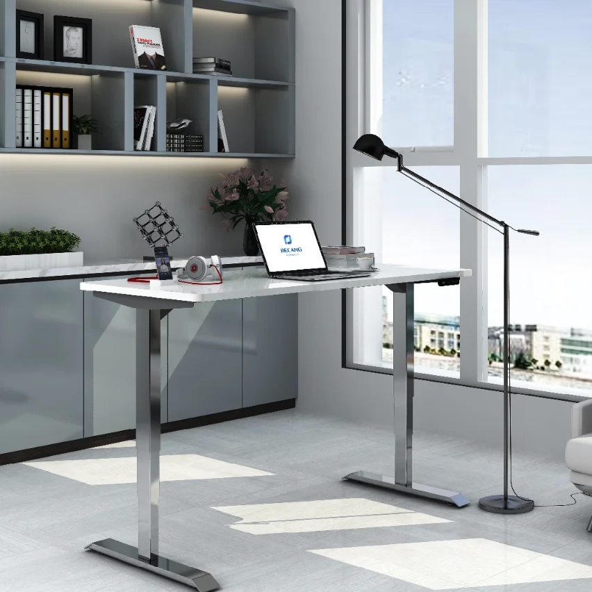 Professional Stable Lifting Sit To Stand Desk Computer Electric Adjustable Office Desk