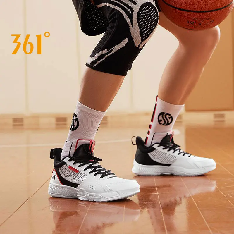 

361 Degrees NEW Men Basketball Sports Shoes Actual Combat Non-Slip Shock Absorption Rebound Breathable Male Sneakers 672341118