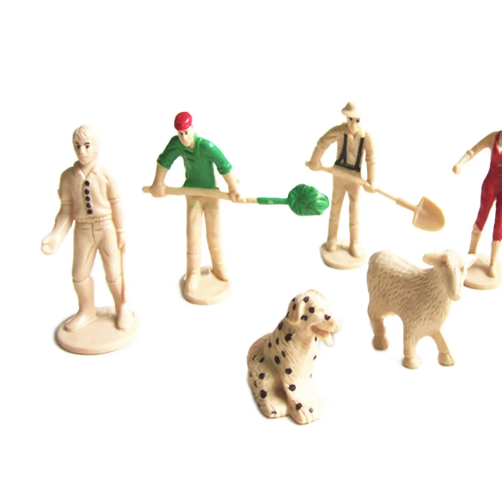 8 pçs mini modelo animal pré-histórico simulação mini personagem de fazenda boneca realista cena ornamento animais modelo