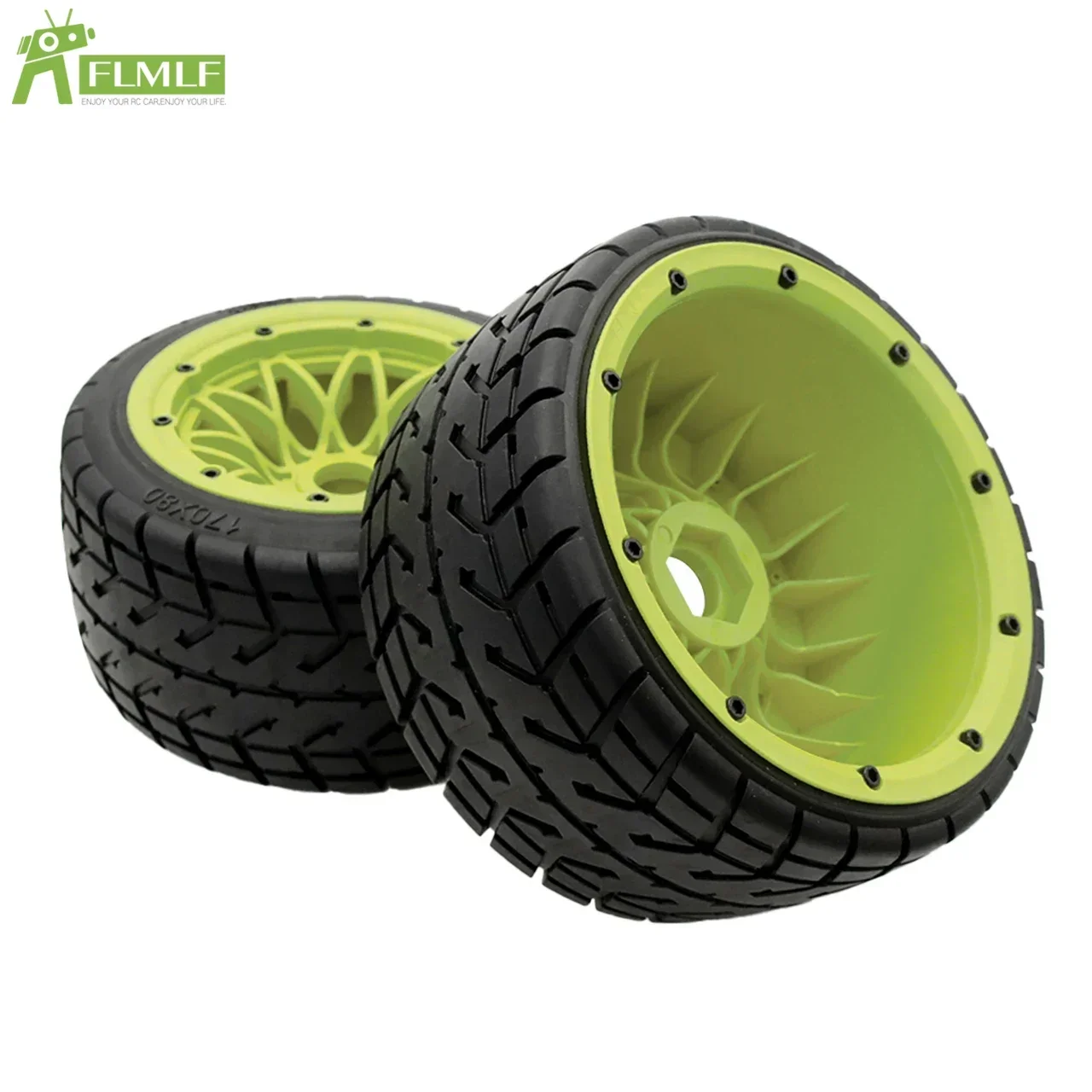 Gruppo pneumatico anteriore o posteriore o mozzo ruota in nylon o anello Beadlock per 1/5 HPI ROFUN BAHA ROVAN KM BAJA 5B Rc Car Toys Giochi Parti