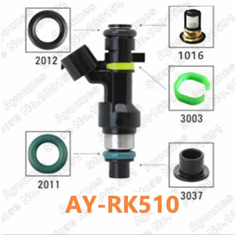 

40 комплектов ремонтного комплекта топливных форсунок для автомобилей Nissan Qashqai J10 X-Trail T31 Tiida C11 Teana J31 FBY2850 16600-EN000 (AY-RK510)