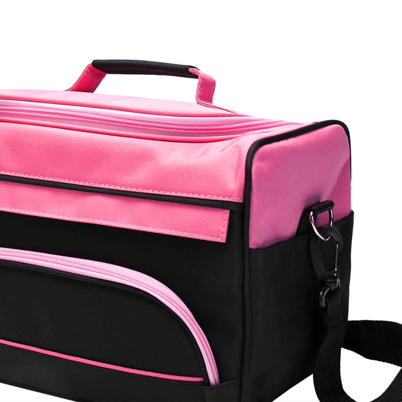 حقيبة تخزين الحلاق المحمولة مع مقبض أشرطة الكتف المصنوعة من النايلون لتصفيف الشعر