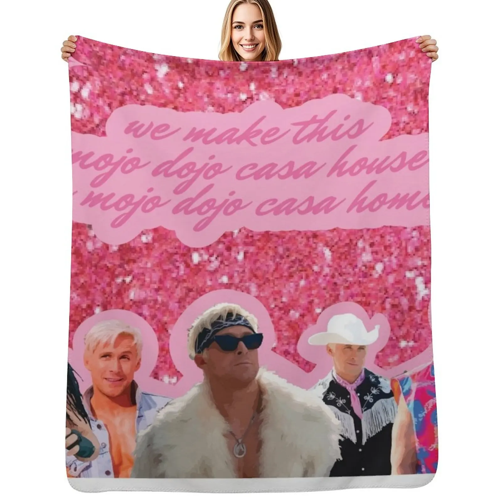 

Mojo Dojo Casa House Throw Blanket Bed Tourist Decorative Throw Blanket