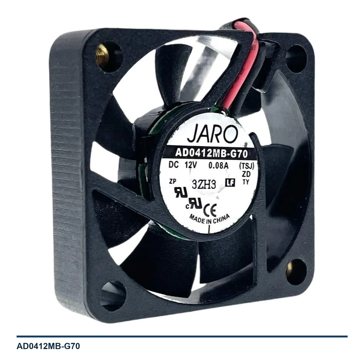 AD0412MB-G70 Cooling Fan 40x40x10mm 4010 DC 12V 0.08A for JARO