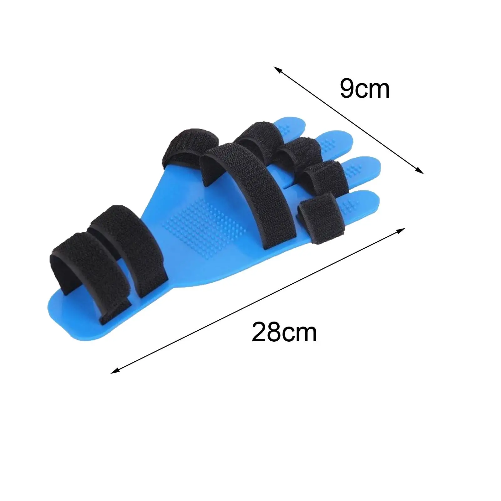 Stroke Hand Splint Finger Straightener Orthotics Board Silicone Training Device for Muscle Tension Cerebral Palsy Support
