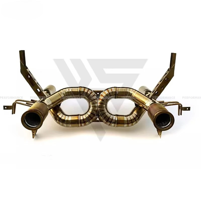 High Performance Racing Upgrade Titanium Alloy Catback Car Parts Customize Exhaust System for Lambo Huracan EVO Exhaust Pipe