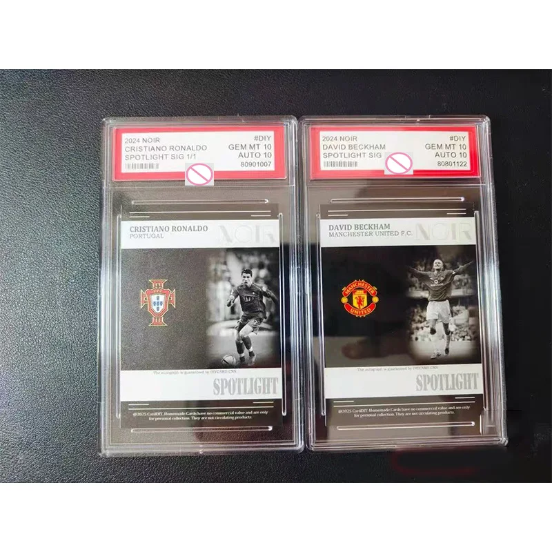 DIY Soccer Trading Cards: Cristiano Ronaldo, David Beckham—Limited Edition Signed Cards for Fans to Collect view 2