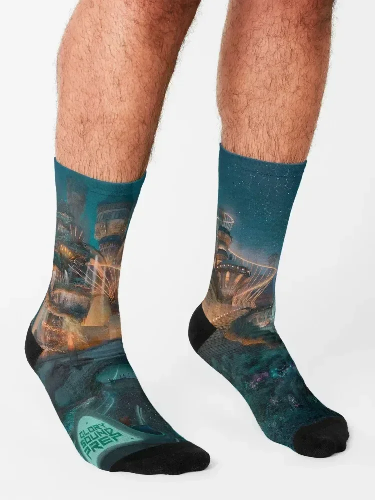 ألبوم جون المجد الصوت الإعدادية بيليون الجوارب الدراجات الرجبي مشرق الرباط مضحك هدية الرجال الجوارب الفاخرة المرأة