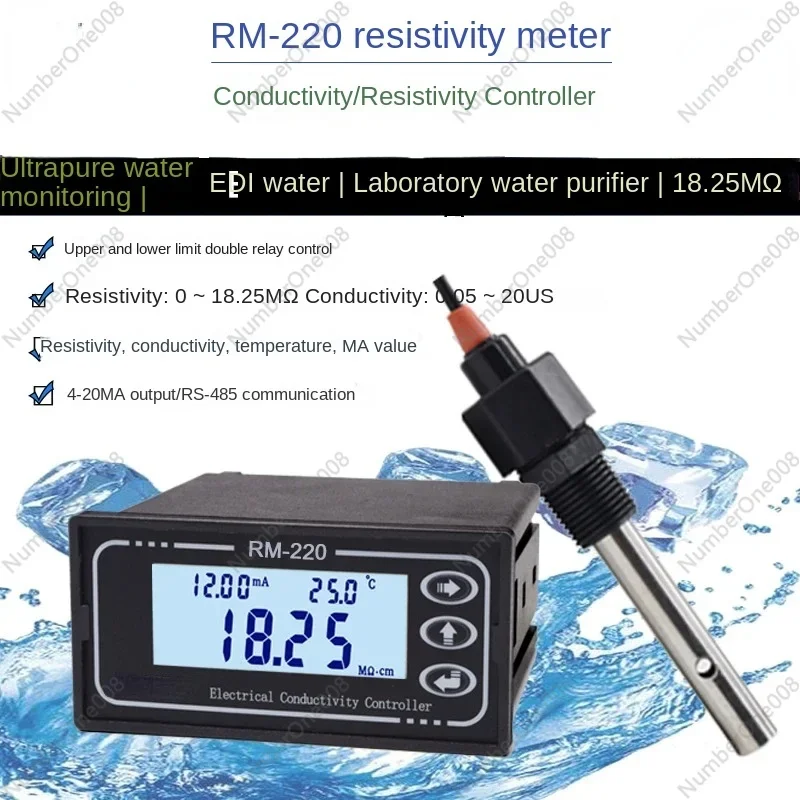 Resistivity Meter Conductivity Meter TDS Meter EC Sensor Conductivity Electrode RM-220/ER-510/PM220