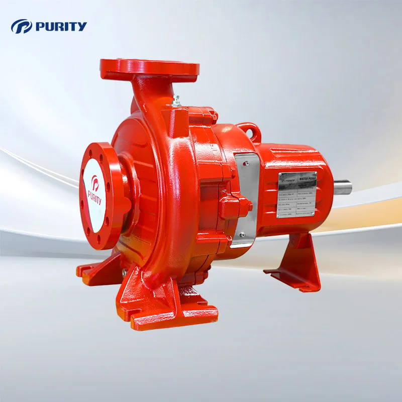 Purity 65*50mm High Pressure Horizontal Centrifugal Fire Pump For Industrial