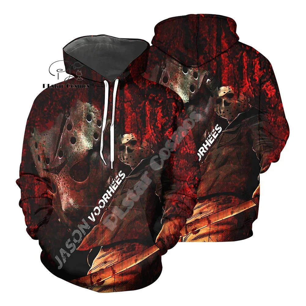 

NewFashion Halloween Horror Terror Movie Character Michael Myers Jason Cosplay 3DPrint Pullover Harajuku Casual Jacket Hoodies V