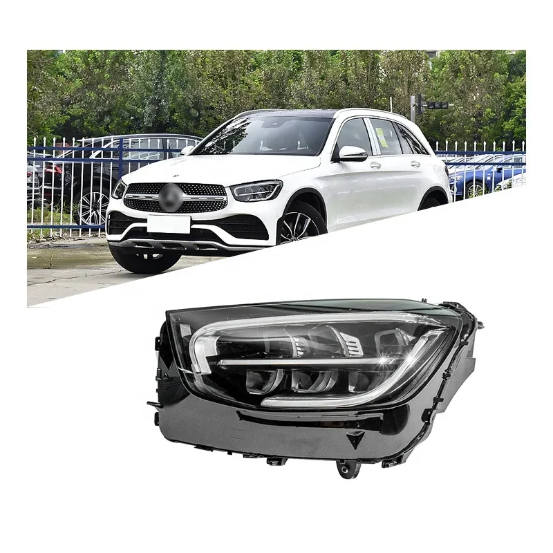 JDMCMA Ready to ship led headlights for 2020 BENZ GLC Class Headlamp Car Light Accessories A2539068702 A2539068802