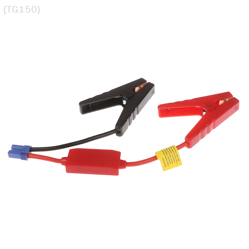 【De】Car Battery Jump Starter Booster Cable Jumper Clamp - Reverse Charge Protection, Emergency Power Tool