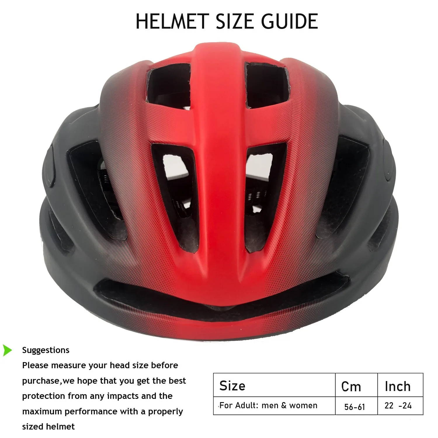 Bicycle Riding Helmets Adult Road Pneumatic Lightweight Integrated Helmet Safety Cap For Men And Women Sports Skateboard Scooter