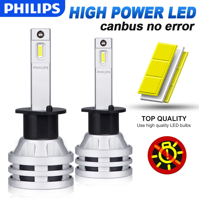 

Philips H7 Светодиодные фары Ultinon Essential G2 H1 H11 H8 H9 FOG HB3 9006 HB4 9012 HIR2 Противотуманные фары Автолампы 6000K 12V 24V 2 шт.