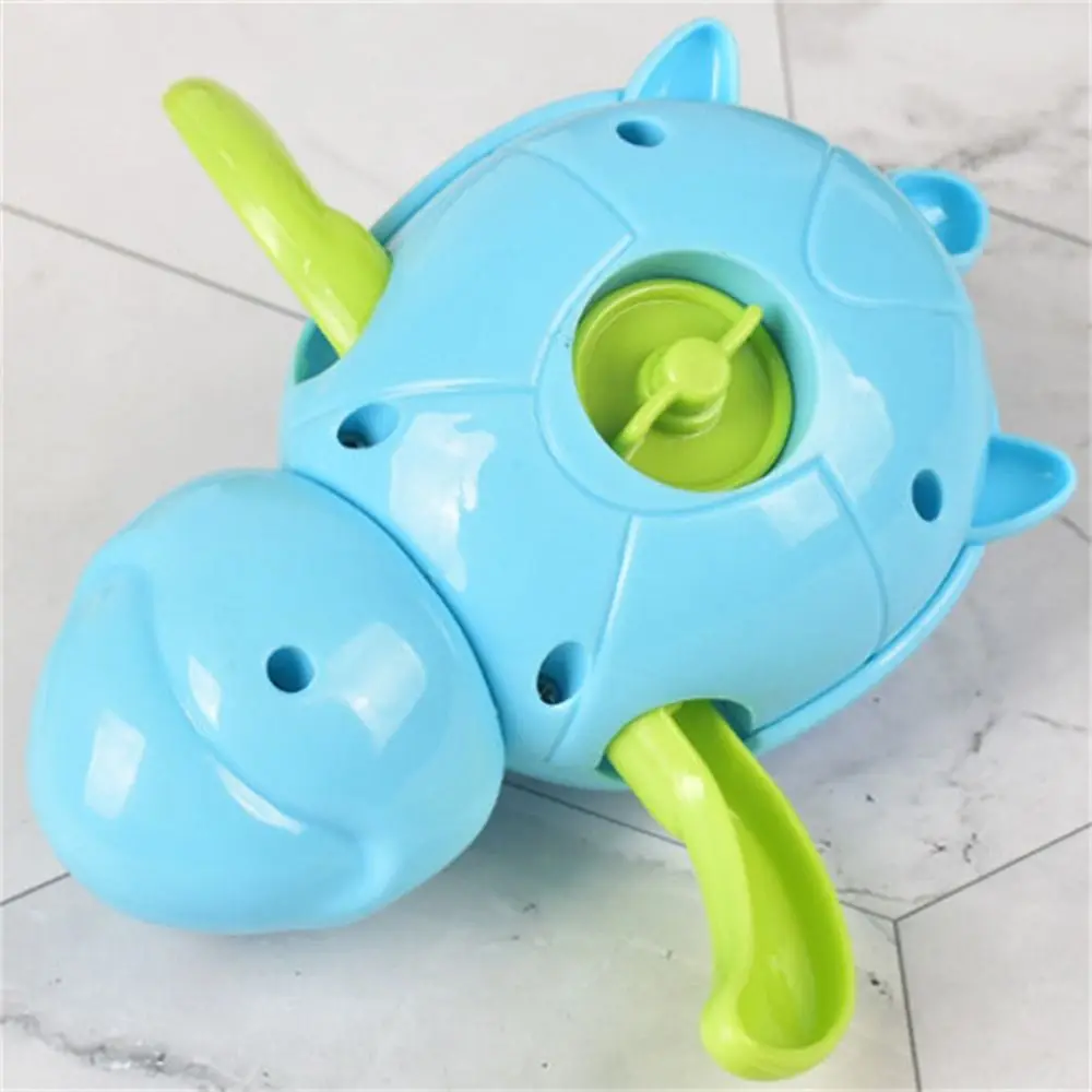 Clockwork Tortoise Water Toy Swim Turtle Cute Cartoon Wind Up Animal Tortoise Safe Plastic Bright Colors Baby Bath Toys