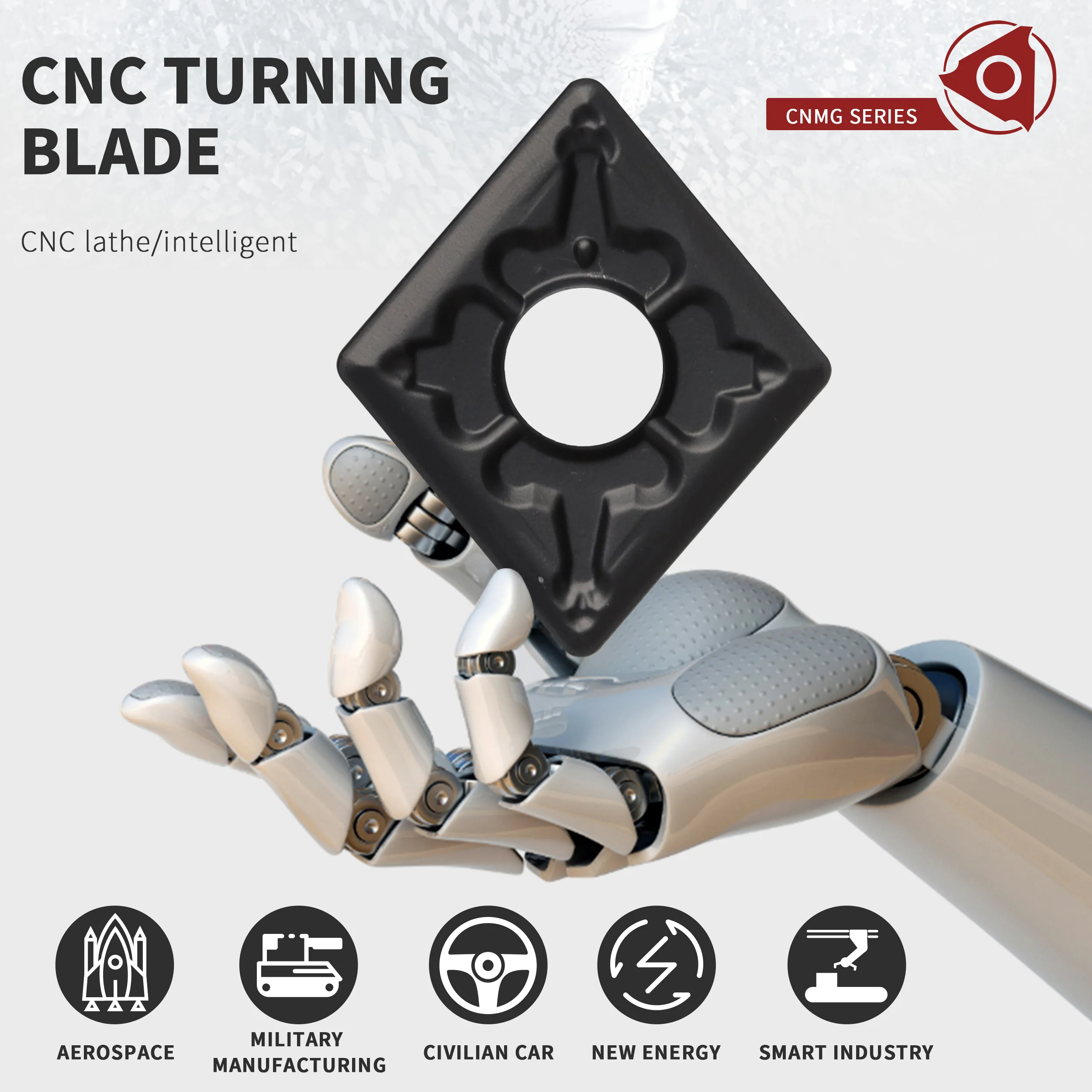 CNMG120404-TM LF9118 CNMG120408 tornio CNC utensili per tornitura rivestimento nero inserto in metallo duro lavorazione dell'acciaio duro taglio autentico