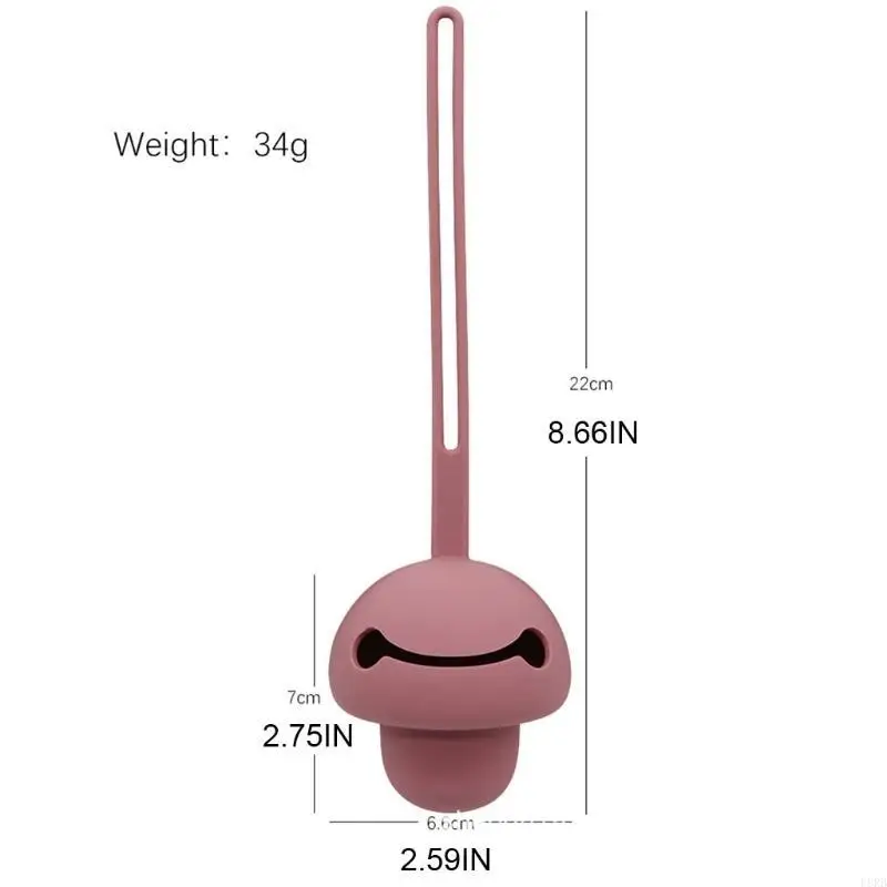 طفل سيليكون مصاصة الفطر شكل عضاضة مهديء الحلمة الوليد الرضع لعبة L8RB #6