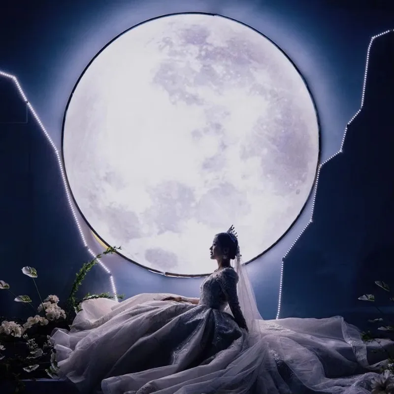 Wedding Ornament Moon Box Environment Home Hotel Celebration Stage Background Decoration