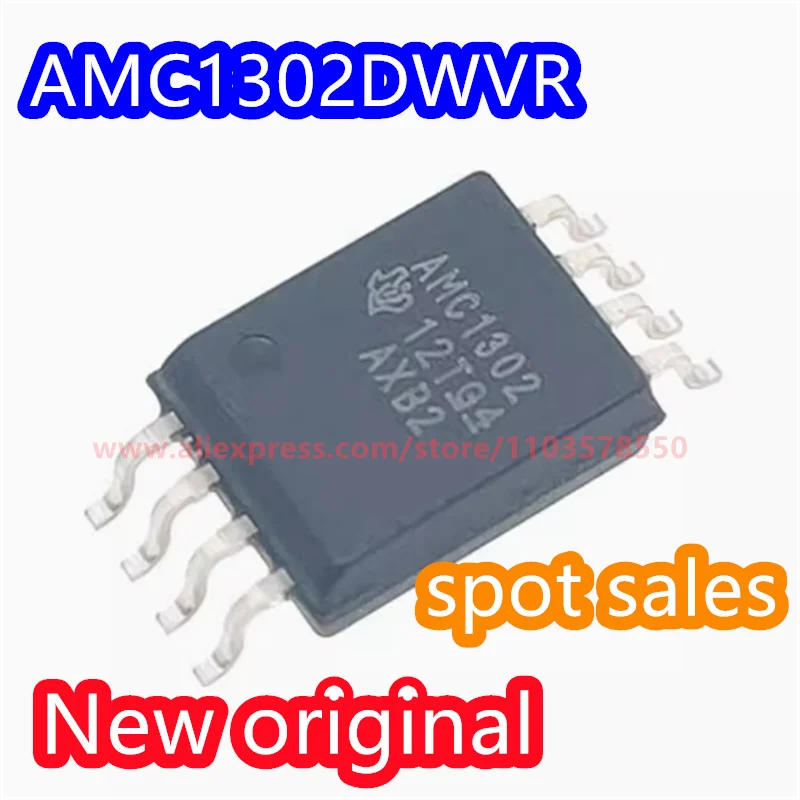 5PCS  AMC1302DWVR AMC1302 package SOP-8 isolation amplifier chip AMC1302DWV brand new original genuine product