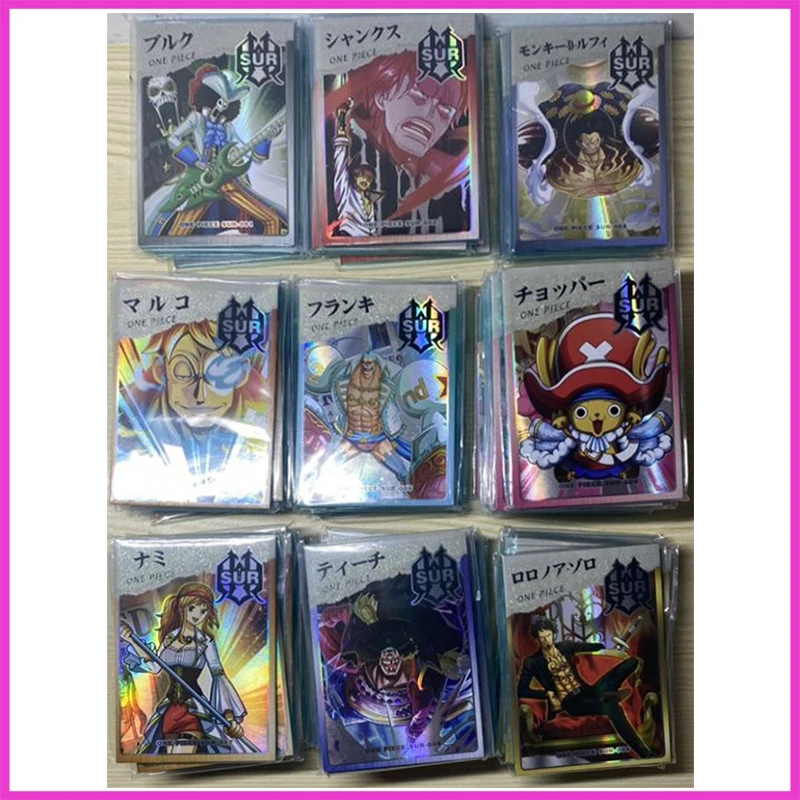 

Anime ONE PIECE Rare Limited SUR Refraction Foil Chopper Nami Luffy Teach Toys for boys Collectible Cards Birthday Present