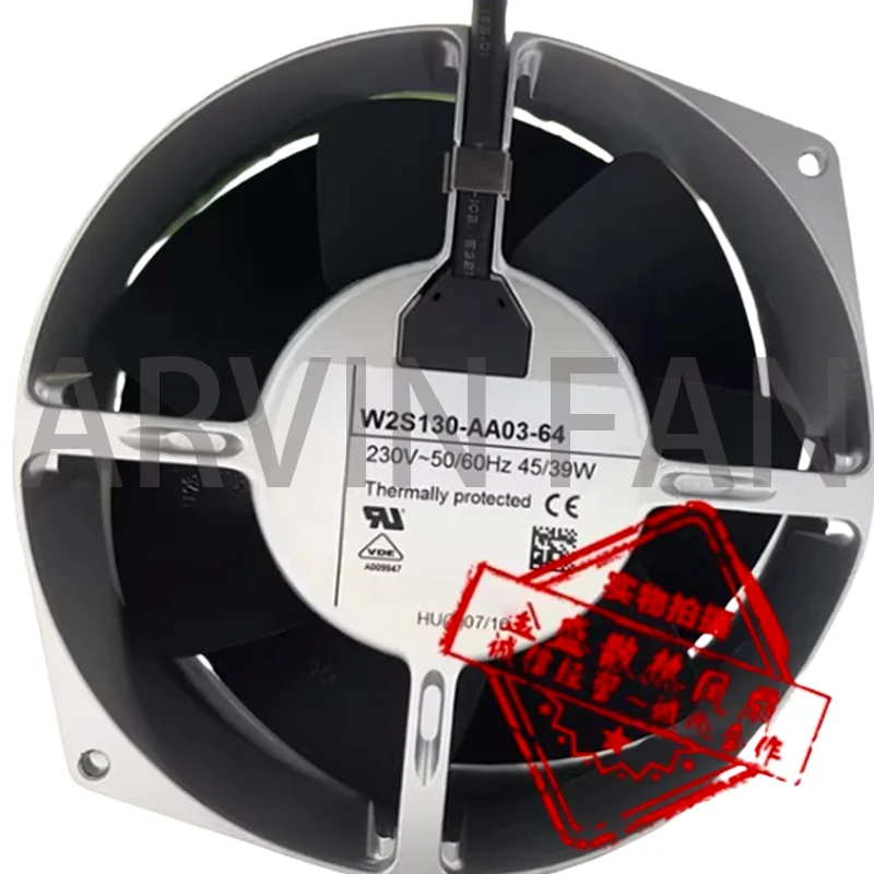 

W2S130-AA03-64 230 В цельнометаллический высокотемпературный охлаждающий вентилятор переменного тока