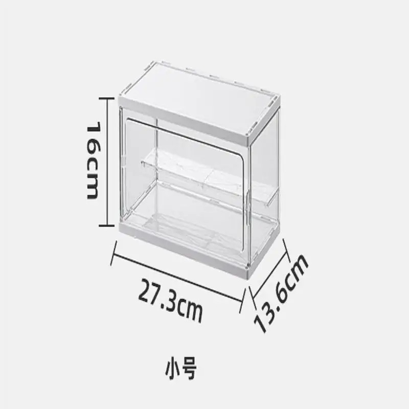 Multifuncional Transparente Cosméticos Caixa De Armazenamento, Acrílico Maquiagem Organizador, Dustproof Perfume Display Cabinet, Dresser Desktop