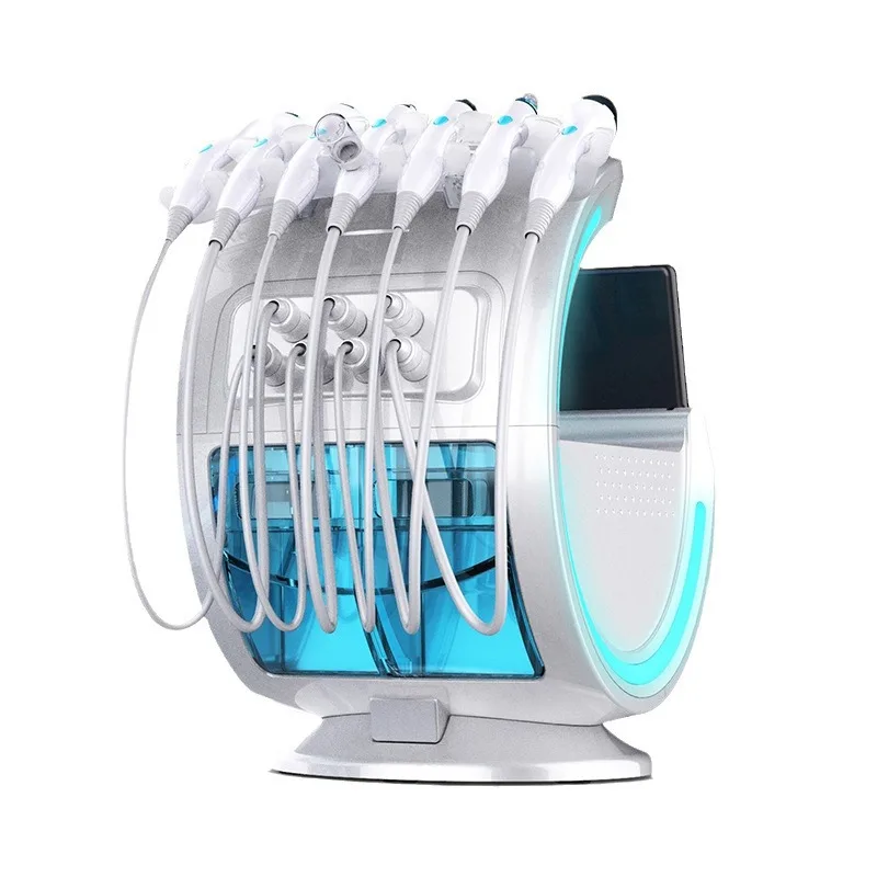 The second generation ice blue PIUS facial skin detector facial cleansing introduction to improve small bubbles to absorb