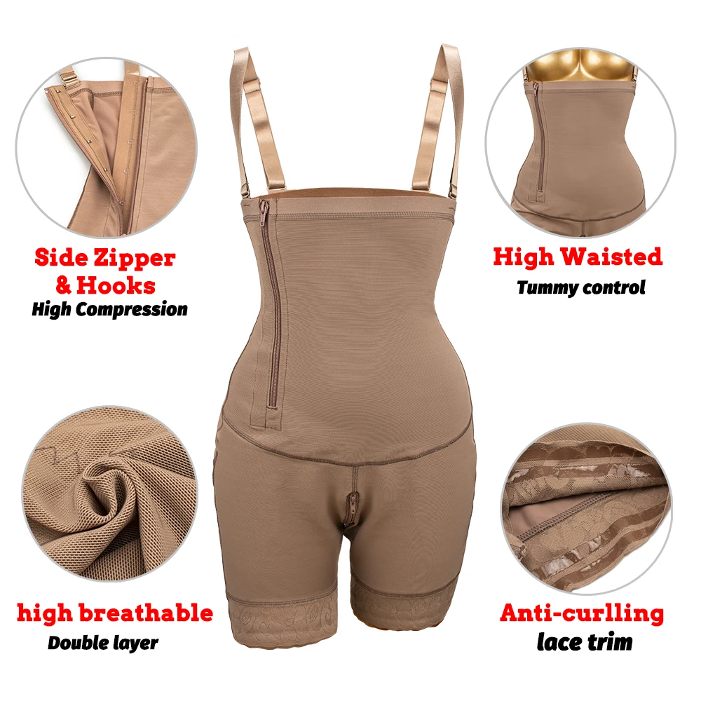 Colombian Girdles Shaper High Waist Panties Body Shapewear Abdomen Control Corset Tummy Slimming Buttock Lifter Female Underwear