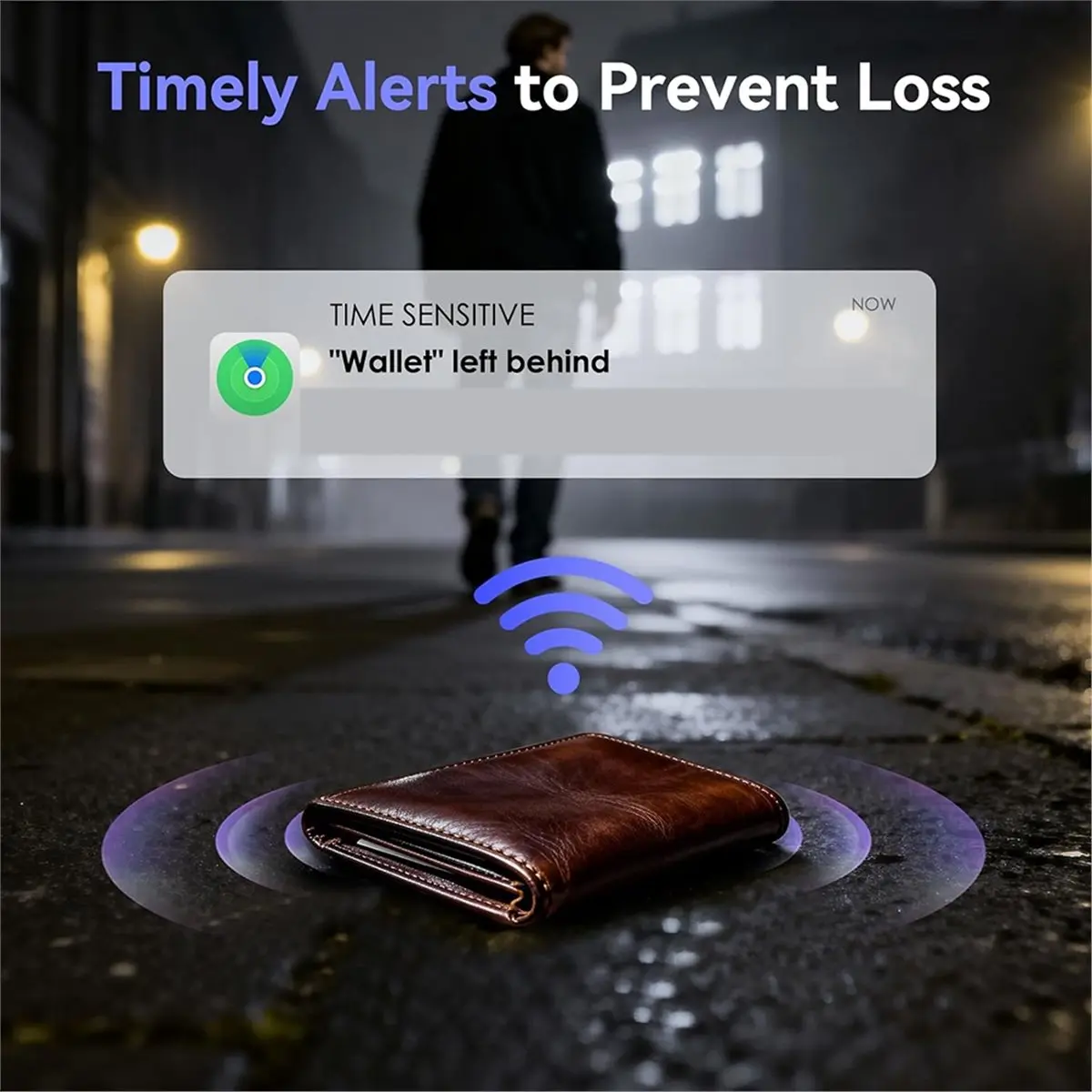 SCLS Wallet Tracker Card Air-Tag-Work with IOS Find My, Bluetooth Tracker Finder, Item Locator for Luggage, Passports, Purse