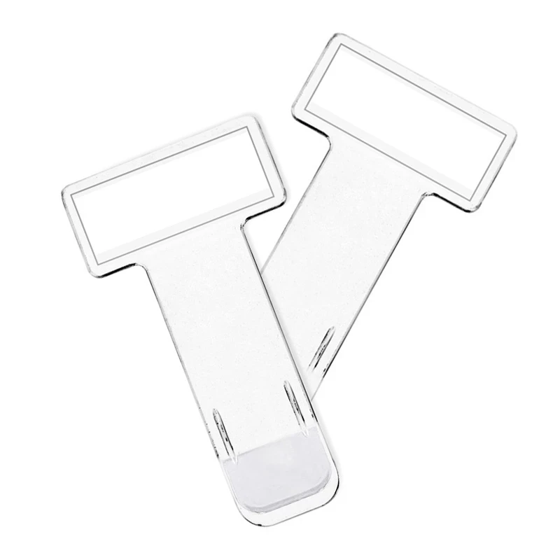 Windscreen Ticket Holder 1/2/4Pcs Parking T Shape Vehicle Work Pass 7.5x4x0.1cm Holder Organizer Ticket Clip Useful