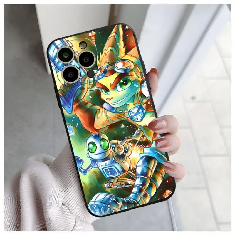 Game Clank Ratchet Phone Case For Iphone 12ProMax 11 13 14 Pro Xs Max Mini Xr X 7 8 6 6s Plus Shell Back