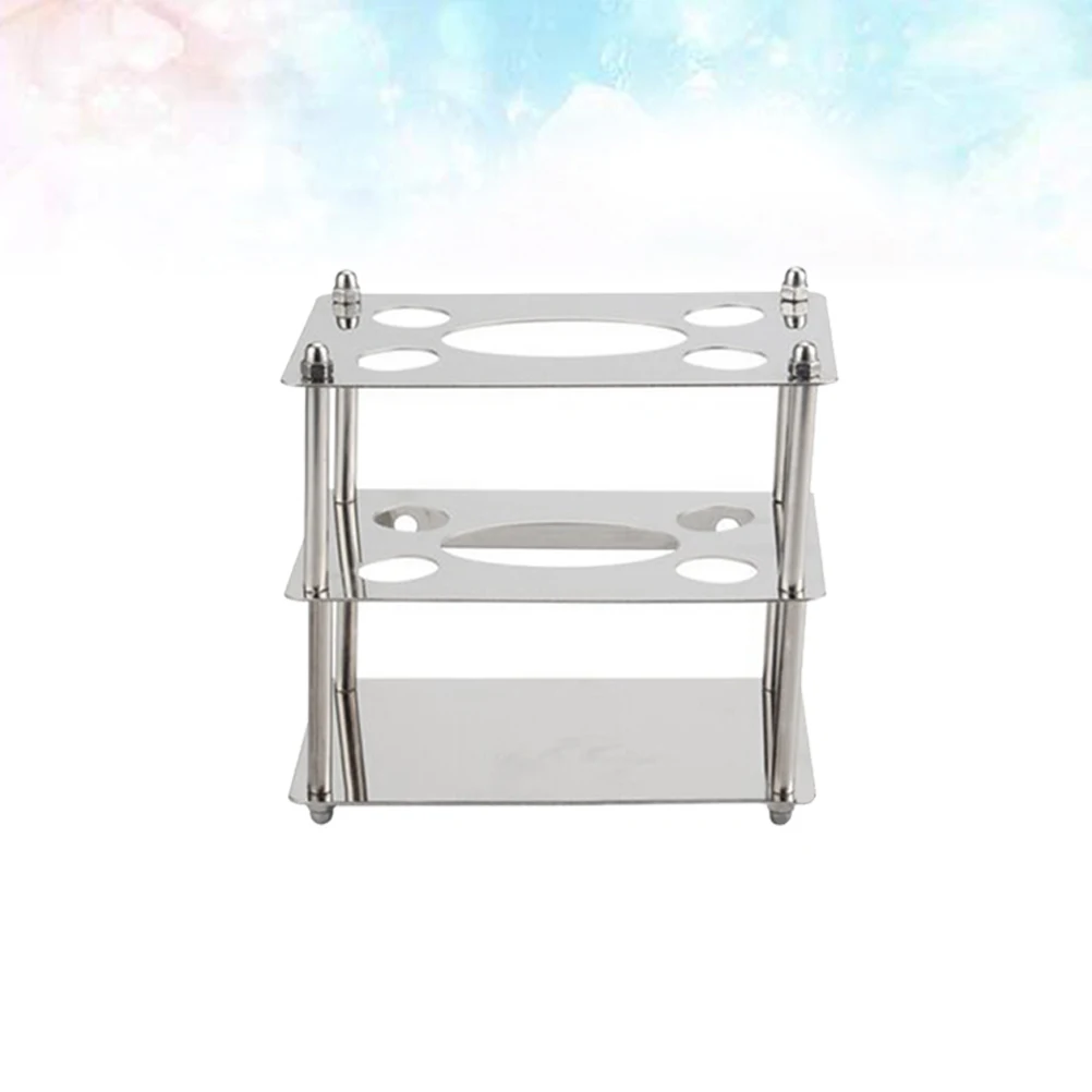 

Toothpaste Rack Toothbrush Holder Stainless Steel Wall Mounted Storage Fade Resistant Wear Resistant Bathroom Home Supplies