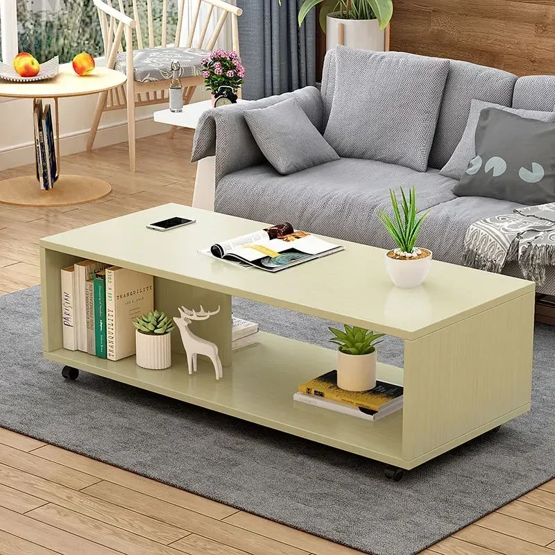 New 100*40cm Special Offer Coffee Table Side Table Portable Simple Small Coffee  White Mode