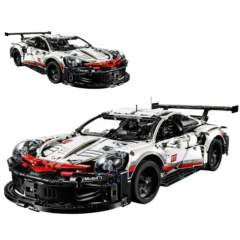 City Champion Compete Speed Race Car RC Building Block Famous 911 Supercar Drift Racing Brick Boy Festival Assembly Toys Gifts