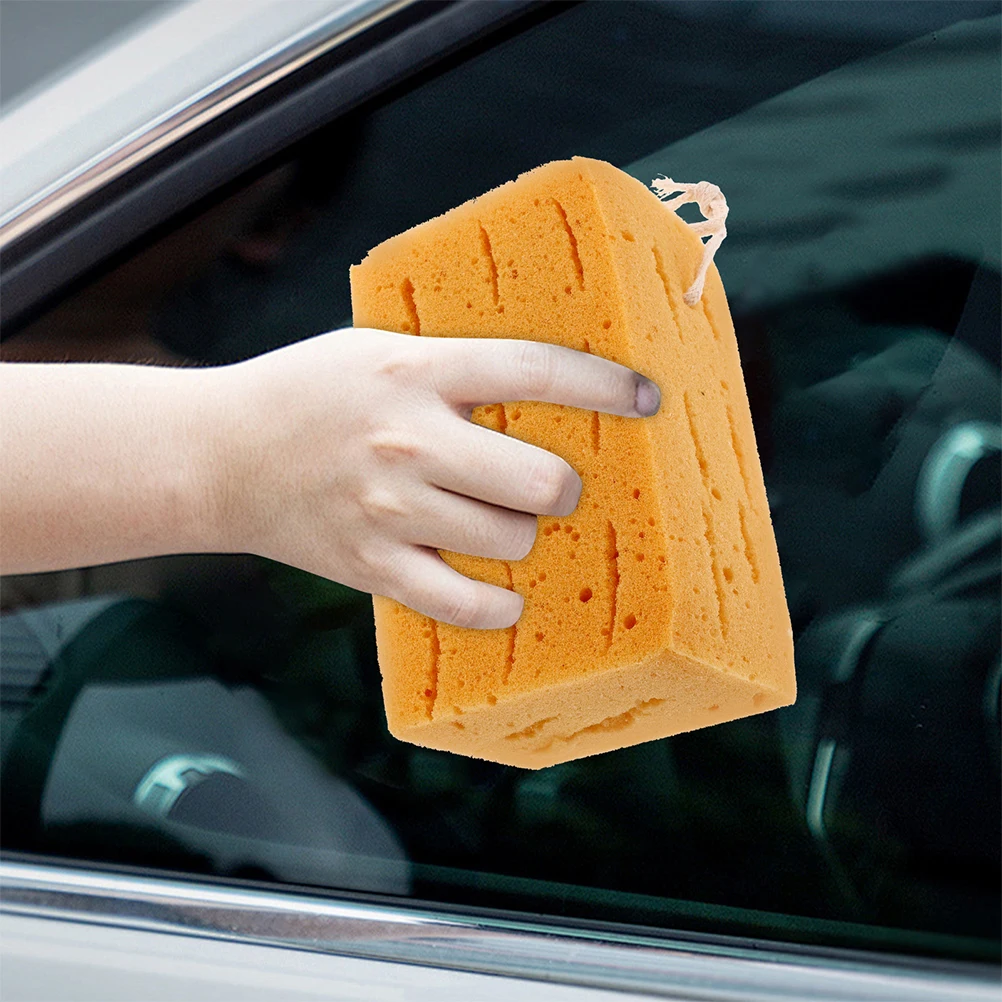 

4 pcs Large Wash Sponge High Density Cleaning Sponge Reusable Soft Carwashing Tool Car Body Scrubber Car Cleaning Tools