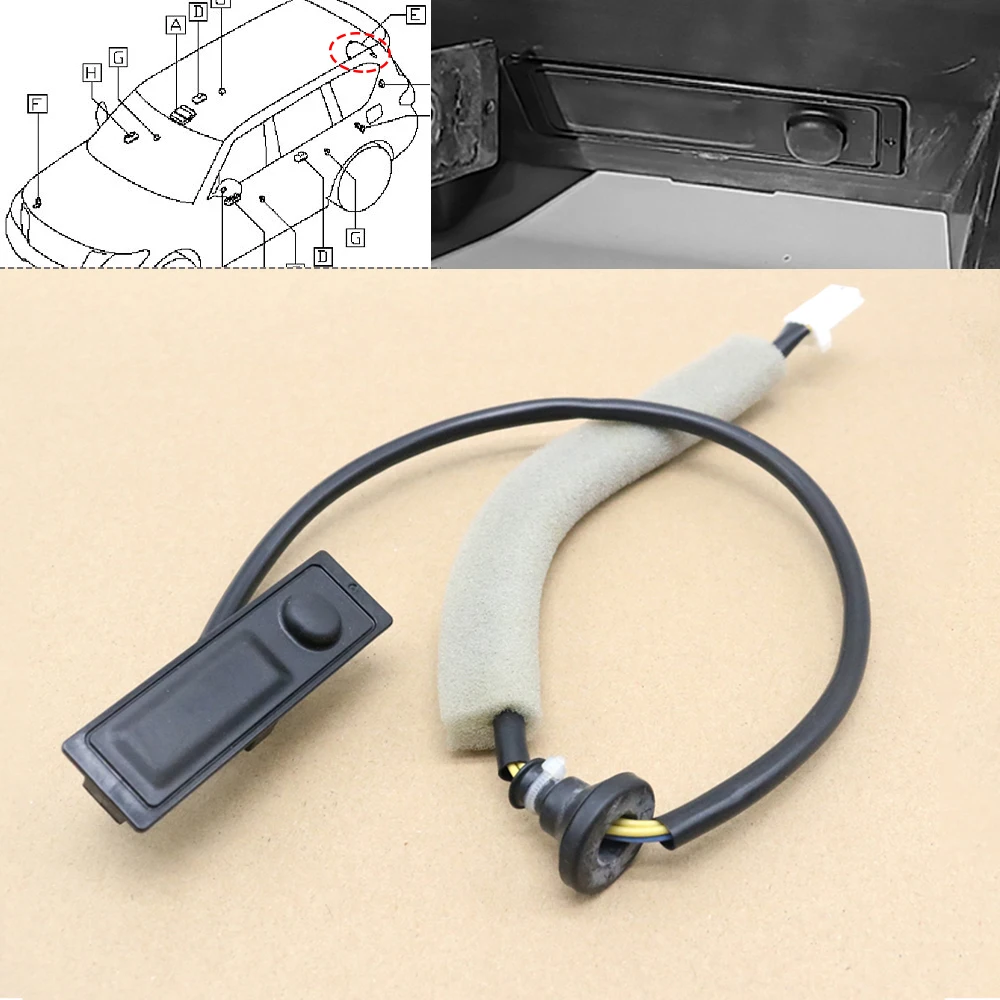 Car Rear Trunk Liftgate Tailgate Switch Opener Release Button 253801LA0A For Nissan Armada Patrol Y62 For Infiniti QX56 QX80 Z62
