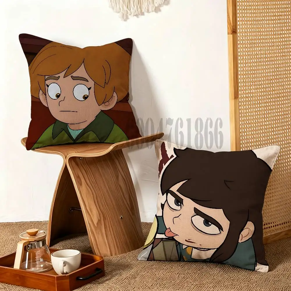 H-Haunted Hotel Anime Celebrity Merchandise All-Match Printed Pillow Case Sofa Car Office Room Decoration Protector