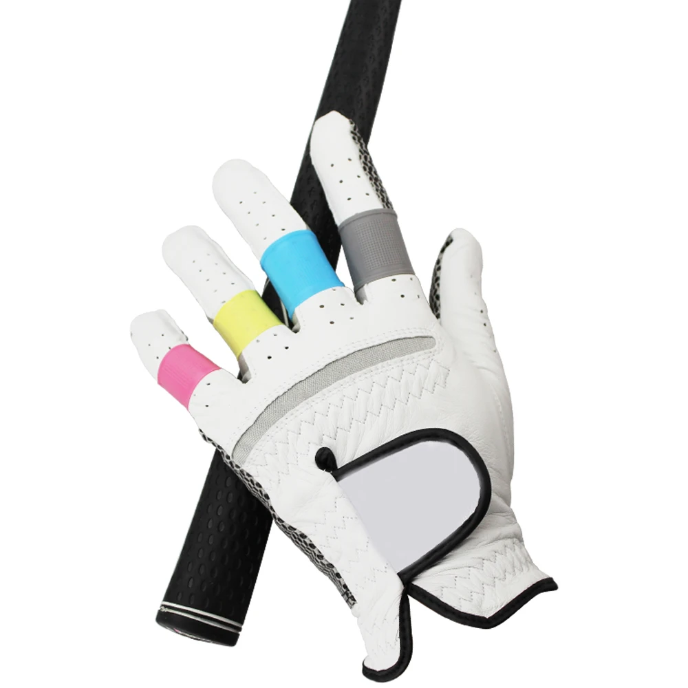 

Anti-Slip Blue Grey Pink Grip Support Silicone Golf Finger Protective Cover Golf Finger Sleeve Protector Grip Hand Protector