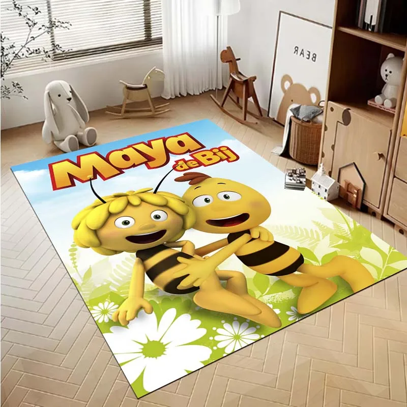 

15 Sizes Bee M-Maya Rugs for Living Room Carpet Non-slip Rugs Birthday Gift Bathroom Mat Soft Play Mat Area Rug Bedroom Decor